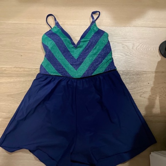 Biliblond Arava Navy Green Playsuit, M, NWT - Picture 6 of 7